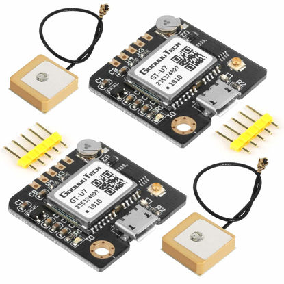 Picture of 2pcs GT-U7 GPS Module Navigation Satellite Positioning Compatible with NEO-6M 51 MCU STM32 High Sensitivity Low Power Consumption High-Precision Positioning Suitable for Vehicles