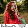 Picture of K&F Concept 62mm Black Diffusion 1/8 Waterproof Mist Cinematic Effect Camera Lens Filter with 24 Multi-Coatings for Video/Vlog/Portrait Photography (D-Series)
