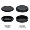Picture of JJC 2-Pack Z Mount Body Cap & Rear Lens Cover for Nikon Z50 II Z50II Zf Zfc Z8 Z9 Z6III Z6 III II Z7II Z7 II Z6II Z5 Z50 Mirrorless Camera & Z Mount Lens, Z Mount Back Cap Cover Sensor Dust Cap Cover