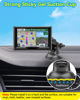Picture of SkyTian for Garmin GPS Car Mount Replacement Sticky Suction Cup 17mm Ball Mount Long Arm Windshield Holder fit Garmin Nuvi Drive Dezl RV GPS, Black