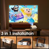 Picture of DAWASAPAT Desktop Projector Mount - Projector Ceiling Mount with 360°Adjustable - Universal Stand 1/4 Screw for LED LCD Video Projectors Camera with Cable Ties
