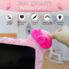 Picture of Kakurookie 23'' - 34'' Computer Monitor Protective Cover with Cat Ear Design, Cute Monitor Dust Cover with Furry Design, Elastic Dustproof, Suitable for PC, Tablet, TV