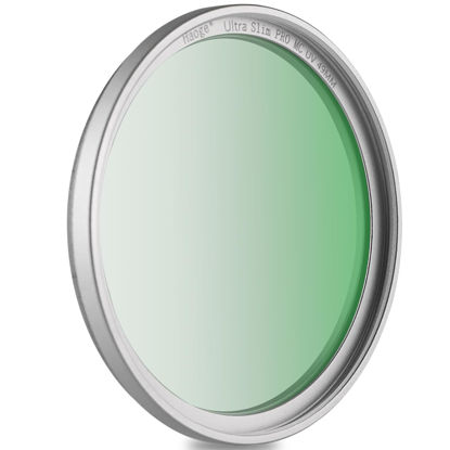 Picture of Haoge 49mm MC UV Lens Protection Filter for Sony FE 50mm 40mm 2.5G Fuji X100VI x100f X100V X100S X100T Camera Lens Optical Glass Ultra Slim 18 Multi-Layer Coatings Silver