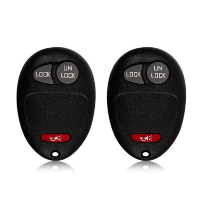 Picture of 2 Keylessbest Replacement for 2009 2010 2011 2012 Chevrolet Colorado Venture GMC Canyon Hummer H3 Isuzu I-280 I-290 Key Fob Remote Control L2C0007T 3 Buttons 315MHz