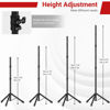 Picture of JSungo 10x8.5 FT Backdrop Stand for Parties, Adjustable Photo Backdrop Stand Kit with Carrying Bag, Portable Background Stand Backdrop for Wedding, Photoshoot, and Photo Studio