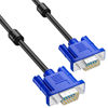 Picture of HYANGQU 6ft VGA Cable, VGA to VGA Monitor Cable, Male-to-Male Vga Cord for Video Transmission Cable, PC or Laptop to Monitor/Projector with VGA Plug Port - Ideal for Office or Home Use