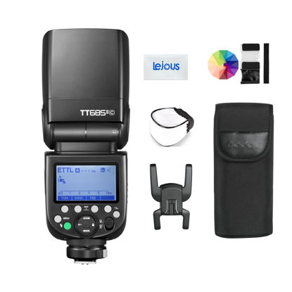 Picture of Godox TT685II-C Flash E-TTL 2.4G Wireless Flash Speedlite, HSS 1/8000S GN60 Compatible for Canon EOS R5 R6 T6I 90D 6D Mark II 5D Mark III Rebel T7