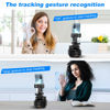 Picture of Soonpho M6 Auto Face Tracking Motorized Rotating Panoramic Tripod Head, Remote Control 360° Pan Tilt Head with Mobile Phone Clip for DSLR Cameras, Camcorders, Smartphones, Tripod