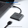 Picture of USB C to Dual HDMI Adapter, Dual Monitors Adapter USB C Adapter USB C Hub with 2 HDMI Docking Station 4K @60hz for Laptop HP Dell Surface Lenovo Thinkpad…