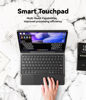 Picture of GreenLaw Galaxy Tab S9 FE 5g Case with Keyboard, Galaxy Tab S9 Keyboard Case, 7 Color Backlit Touchpad Keyboard with Pencil Holder, Magnetic Detachable, for Galaxy Tab S9 FE 10.9", S9 11", Black
