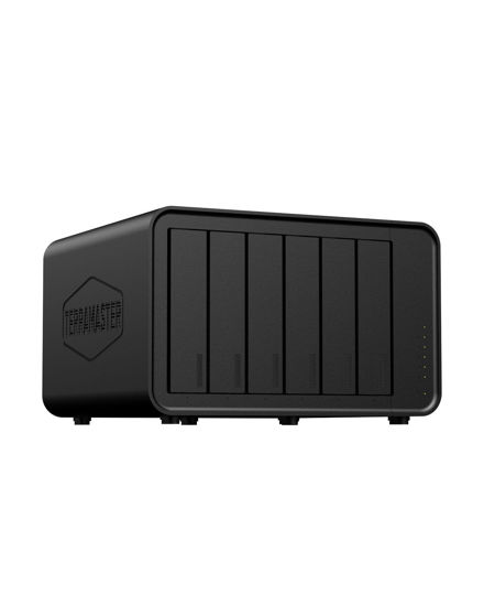 Picture of TERRAMASTER F6-424 Max NAS Storage - 6Bay Core i5 1235U 10-Core 12-Thread, 8GB DDR5 RAM, Dual 10GbE Ports, Network Attached Storage Peak Performance for Business (Diskless)