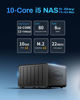 Picture of TERRAMASTER F6-424 Max NAS Storage - 6Bay Core i5 1235U 10-Core 12-Thread, 8GB DDR5 RAM, Dual 10GbE Ports, Network Attached Storage Peak Performance for Business (Diskless)