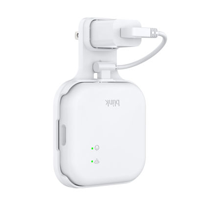 Picture of HomeMount Outlet Wall Mount for Blink Sync Module XR with Short Cable, Save Space and Easy Move Wall Holder Mounting Bracket for Blink Outdoor Indoor Home Security Camera, No Messy Wires or Screw