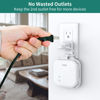 Picture of HomeMount Outlet Wall Mount for Blink Sync Module XR with Short Cable, Save Space and Easy Move Wall Holder Mounting Bracket for Blink Outdoor Indoor Home Security Camera, No Messy Wires or Screw