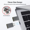 Picture of Elebase USB C to USB Adapter 4Pack,USBC Male to USB 3.0 Female MacBook Pro Air Adapter,Type C Thunderbolt 3 OTG Converter for Flash Thumb Drive,iPad,Mac,Apple iPhone 16 15,Samsung S24,Laptop,Tablets
