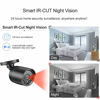 Picture of Home Security Camera System 3000TVL Surveillance DVR Kits, 4pcs Wired 5MP IP Night Vision Cameras Set with AI Motion Person Vehicle Detection, 4K NVR with 500GB Hard Drive for 24-7 Recording
