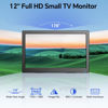 Picture of Eyoyo CCTV Monitor 12 Inch Small Computer Monitor 1920x1080P Mini LED Monitor Display with HDMI VGA AV BNC USB Ports IPS Screen Security Monitor Built in Speaker for Home Office