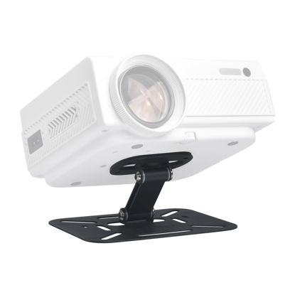 Picture of Projector Stand Table, SALANGE Desktop Foldable Stand, Projector Ceiling Wall Mount, Easy Setup with 180-Degree Adjustment, Compatible w HAPPRUN, TMY, PANSEBA, AuKing, YABER, ONOAYO and Most Projector