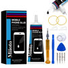 Picture of Phone Glue Kit Screen Repair Adhesive with Repair Tools for Electronic Screen Multi-Function Phone Repair Glue Craft Adhesive Kit for Electronic Screen, Cell Phone Screen (Black, 50ml)