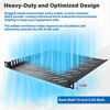 Picture of GeeekPi 0.5U Server Rack Shelf Vented Rack Mount Cantilever Tray for 10 Inch Network Equipment Rack & Cabinet and DeskPi Rackmate T1/T0/T2