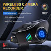 Picture of BTQILEYOO Q28 Motorcycle Helmet Bluetooth Headset, Wireless Camera Recorder with 1080P, 120°Wide Angle，HD Video/Photo, Body 360°Adjustment, Bluetooth 5.3, Smart Noise Reduction, IP66, 32GB TF Card