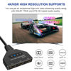 Picture of HDMI Switch 3 in 1 Out 4K@60Hz, HDMI Splitter Switcher with 1.4 FT HDMI 2.0 Cable, 3 Way HDMI Hub, Multi-Port HDMI Adapter Supports 3D, HDCP2.2, HDR Compatible with Laptop, Xbox, Blu-Ray Player, etc.