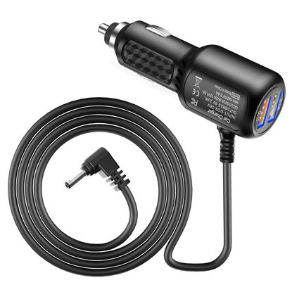 Picture of 6.5ft DC3.5 Car Charger Adapter for Furrion FOS07TADS Vision S Monitor Power Supply Cable，Fast Charging Cord Replacement for FOS48TA-BL FOS48TAPK-BL Hitch Wireless Backup Camera Charging Cable
