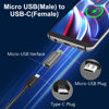 Picture of Togconn USB C to Mirco USB Adapter (2 Pack),Type C (Female) to Micro USB (Male) Convert Connector, Support Charge & Data Sync for Galaxy S7 Edge, S6, Nexus 6/5, and Other Micro USB Devices