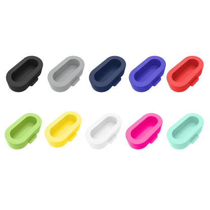 Picture of AWINNER Silicone Dust Plug Compatible with Garmin Fenix 5/5S/5X Plus/6 6S 6X Charger Port Protector, Anti-dust Plugs Fenix 5S/5/5X/Vivoactive 3/Vivosport (10-PC)