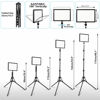 Picture of Ci-Fotto LED Photo Video Light 2-Pack, Bi-Color 2800-6500K Dimmable USB LED Continuous Light, 68" Photography Lighting Kit with Tripod Stand for Studios, YouTube TikTok Video Recording, Game Streaming