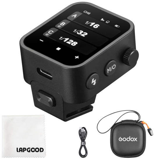 Picture of Godox X3-S TTL Wireless Flash Trigger Compatible for Sony Camera, OLED Touchscreen Flash Transmitter,Built-in Lithium Battery Support Quick Charge(Godox X2T-S/Xpro-S/XProII-S Upgrade Version)
