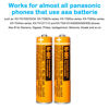 Picture of 6 Pack HHR-55AAABU NI-MH Rechargeable Battery for Panasonic 1.2V 550mAh AAA Battery for Cordless Phones