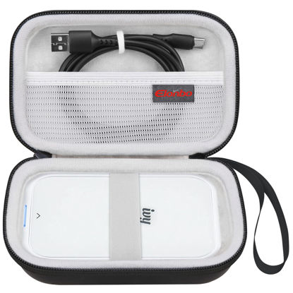 Picture of Elonbo Carrying Case for Canon Ivy Mini/Canon Ivy 2 Mini Photo Printer, Canon Ivy CLIQ CLIQ+ CLIQ 2 CLIQ+2 Portable Bluetooth Instant Camera Printer, Mesh Bag fits Photo Paper Cable, Black