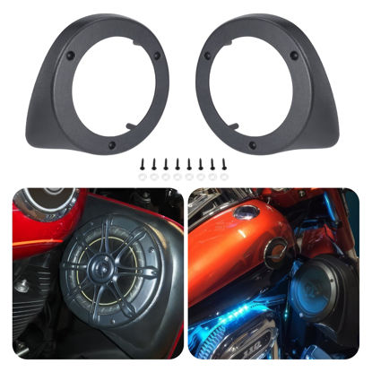 Picture of Kiawnia 6.5 inch Speaker Box Pod Lower Vented Fairing Fits for Touring Road Glide Ultra Glide Electra Glide Street Glide 1996-2022