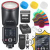 Picture of GODOX V100 C GODOX Flash for Canon - Touchscreen Control 100W TTL Camera Flash GODOX V1 for Canon Upgraded 70 Full Power Consecutive Flashes Camera Flash for Canon 5D Mark IV/Canon RP/Canon M50/etc