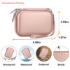 Picture of Elonbo Carrying Case for Canon Ivy Mini/Canon Ivy 2 Mini Photo Printer, Canon Ivy CLIQ CLIQ+ CLIQ 2 CLIQ+2 Portable Bluetooth Instant Camera Printer, Mesh Bag fits Photo Paper Cable, Rose Gold+ Gold