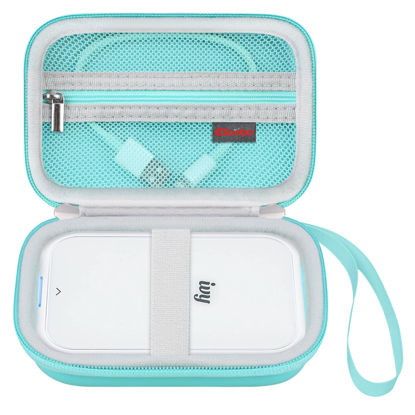 Picture of Elonbo Carrying Case for Canon Ivy Mini/Canon Ivy 2 Mini Photo Printer, Canon Ivy CLIQ CLIQ+ CLIQ 2 CLIQ+2 Portable Bluetooth Instant Camera Printer, Mesh Bag fits Photo Paper Cable, Green