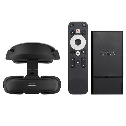 Picture of GOOVIS Art - Smallest 3D Cinema with Portable Media/Gaming Headset (Micro OLED) Next-Generation Open-Design Head-Mounted Display for Multitasking (Black)