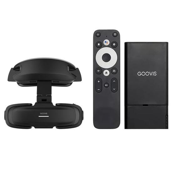 Picture of GOOVIS Art - Smallest 3D Cinema with Portable Media/Gaming Headset (Micro OLED) Next-Generation Open-Design Head-Mounted Display for Multitasking (Black)