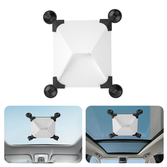 Picture of Starlink Mini Car Mount, Starlink Mini Sunroof Suction Cup Mount, Mounting Kit for Car Windows and Sunroofs, Ensures Stable Satellite Signal While Driving