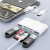 Picture of 5-in-3 SD Card Reader for iPhone iPad with USB A & Charging Port, Lightning + USB A + USB C to SD Memory Card Reader for iPhone/iPad/Android/MacBook/PC/Tablet/Camera/Hard Disk/Flash Drive