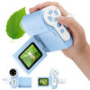 Picture of Barchrons Microscope for Kids, 1000X Handheld Kids Microscope with 6 Adjustable LED Lights, 2'' HD Screen Miniscope for Kids 8-12 Christmas Birthday Gifts, 32GB SD Card Include-Blue