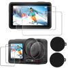 Picture of CYNOVA DJI Osmo Action 5 Pro Screen Protector for DJI Action 5 Pro Accessories, Ultra Clear Tempered Glass Screen Protector with 2 Pack Silicone Lens Cover, Anti Scratch, Bubble Free, Ultra Resistant