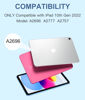 Picture of Harvopu Compatible for iPad 10th Generation Case with Keyboard (10.9", 2022), Keyboard Cover with Pencil Holder, Multi-Touch Trackpad, 7 Color Backlit, Detachable Keyboard for iPad 10 Gen (Sky Blue)