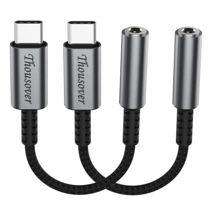 Picture of Thousover USB Type C to 3.5mm Female Headphone Jack Adapte