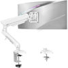 Picture of Single Monitor Mount for 13-32 inch Screen, Monitor Desk Mount Gas Spring Arm, Gaming Monitor Arm Holds 4.4-22 lbs, Home Office VESA Monitor Mount with Clamp & Grommet Base, Freelift Pro White