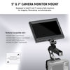 Picture of NEEWER Field Monitor Mount Monitor Holder with 1/4" Screw, 360° Swivel, 180° Tilt, Anti Twist Screw Compatible with Atomos Ninja 5" & 7" Camera Monitor Compatible with SmallRig Camera Cage, MA021