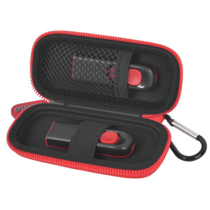 Picture of USB Flash Drive Case, Thumb Drives/SD/Memory Cards/Stick/SDXC SDHC Storage Holder, Electronic Accessories for SanDisk for Samsung for SamData/TOPESEL for PNY/YubiKey for Inland - Bag Only (Red)