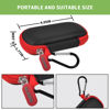 Picture of USB Flash Drive Case, Thumb Drives/SD/Memory Cards/Stick/SDXC SDHC Storage Holder, Electronic Accessories for SanDisk for Samsung for SamData/TOPESEL for PNY/YubiKey for Inland - Bag Only (Red)