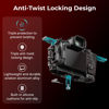 Picture of SMALLRIG Black Mamba Camera Cage for Canon EOS R5 Mark II, Aluminum Alloy Camera Rig with Cold Shoe, 1/4''-20 & 3/8''-16 Threaded Holes, Built-in Quick Release Plate for Arca-Type - 4975